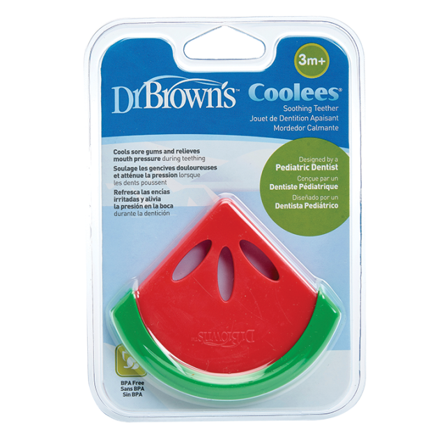 DR. BROWNS - Δροσιστικός Κρίκος Οδοντοφυΐας Καρπούζι 3m+ 1τμχ