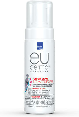 INTERMED - BabyDerm Junior Cran Intimate Foam Παιδικός Αφρός Καθαρισμού 150ml