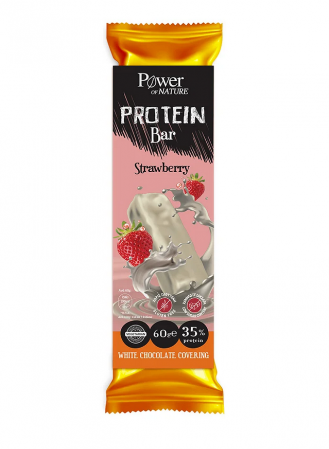 POWER HEALTH - Protein Bar Strawberry White Chokolate Covering 60gr