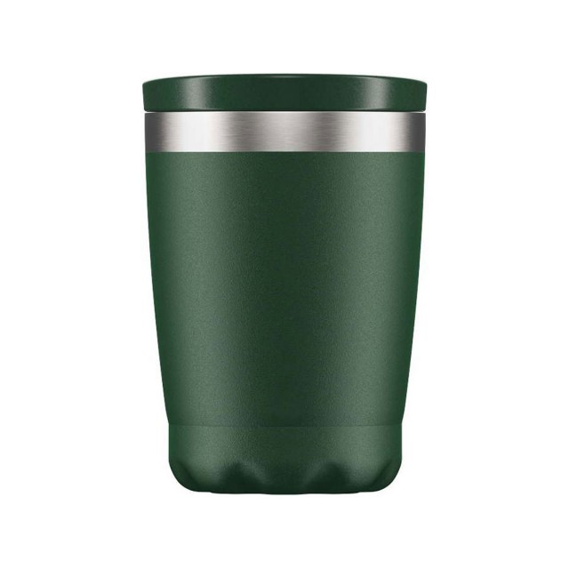 CHILLYS - Ανοξείδωτο Ισοθερμικό Ποτήρι Καφέ Coffee Cup Matte Green 340ml