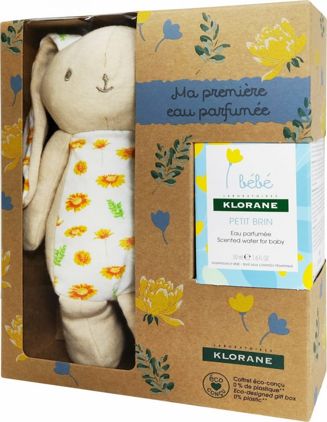 KLORANE - Promo Petit Brin Eau Parfumee Scented Water For Baby 50 ml & Λούτρινο Κουνελάκι