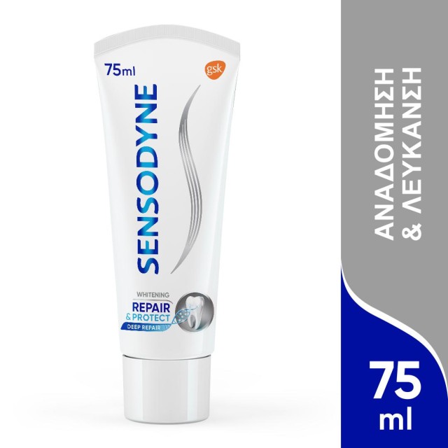 SENSODYNE - Repair & Protect Whitening Οδοντόκρεμα για Αναδόμηση και Λεύκανση 75ml