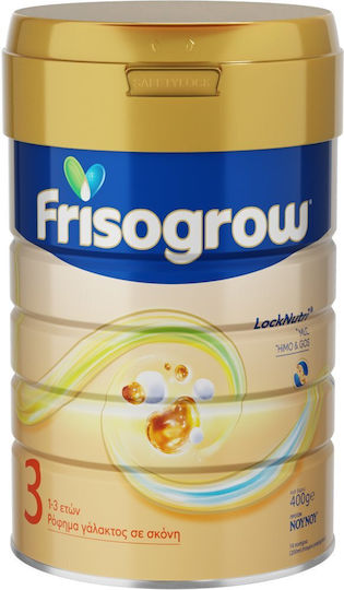 FRISOGROW - 3 Ρόφημα Γάλακτος Γάλα σε Σκόνη για παιδία 1-3 Ετών 400gr