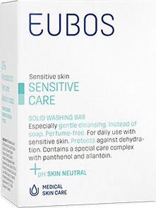 EUBOS - Sensitive Care Solid Washing Bar Πλάκα Σαπουνιού χωρίς Άρωμα, 125gr