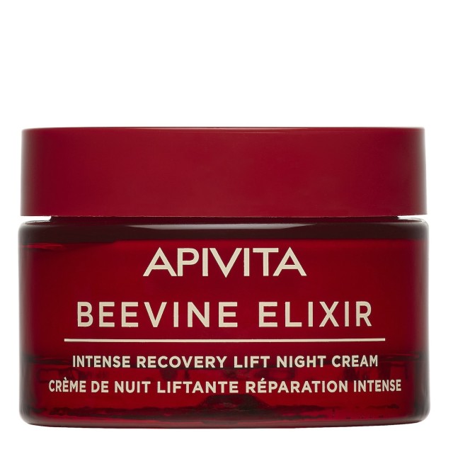 APIVITA - Beevine Elixir Intense Recovery Lift Night Cream Κρέμα Νύχτας Εντατικής Επανόρθωσης & Lifting 50ml