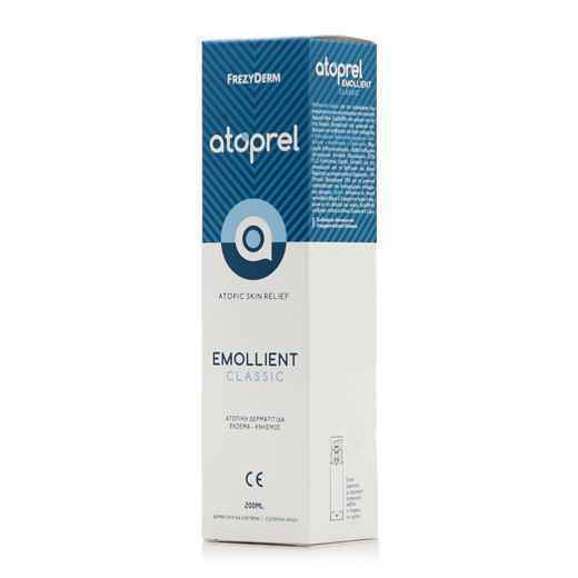 FREZYDERM - Atoprel Emollient Classic Μαλακτική Κρέμα Προσώπου & Σώματος για Ατοπικά Δέρματα & Ανακούφιση του Εκζέματος 200ml