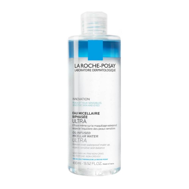 LA ROCHE POSAY - Oil Infused Micellar Water Ultra Διφασικό Νερό Καθαρισμού Προσώπου 400ml