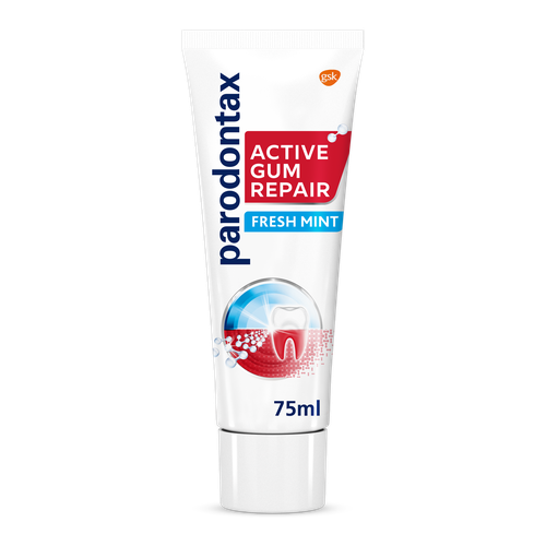 PARODONTAX - Active Gum Repair Fresh Mint Οδοντόκρεμα για την αποκατάσταση των των Ούλων που αιμορραγούν από την 1η Εβδομάδα 75ml