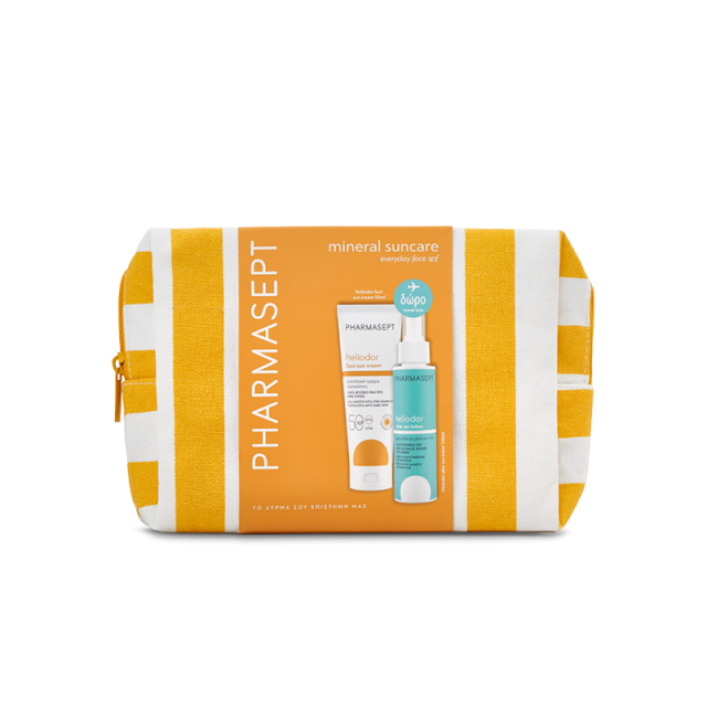 PHARMASEPT - Promo Heliodor Face Sun Cream Αντηλιακή Κρέμα Προσώπου με SPF50 50ml & Δώρο After Sun Lotion 100ml & Νεσεσέρ