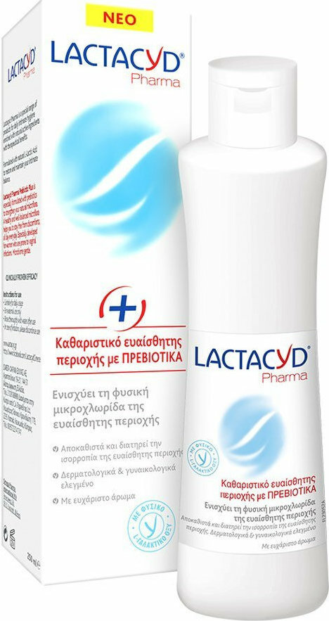 LACTACYD - Plus Intimate Wash with Prebiotics Καθαριστικό Της Ευαίσθητης Περιοχής 250ml