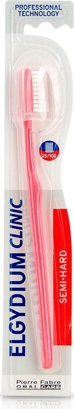 ELGYDIUM - Clinic Soft 25/100 Οδοντόβουρτσα Μέτρια 1 Τμχ