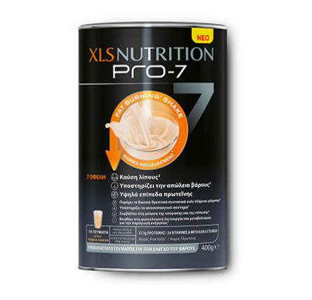 XLS - Medical Pro 7 Fat Burning Shake, Υποκατάστατο Γεύματος για Έλεγχο του Σωματικού Βάρους  400gr