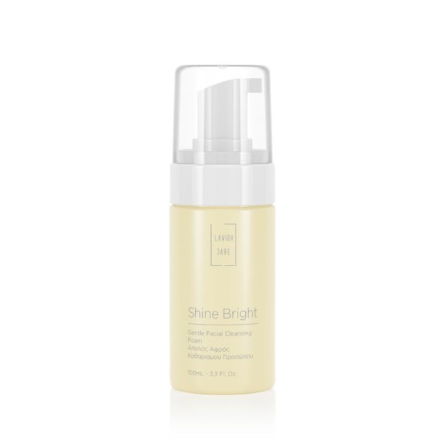 LAVISH CARE - Shine Bright Facial Cleansing Foam Απαλός Αφρός Καθαρισμού Προσώπου 100ml