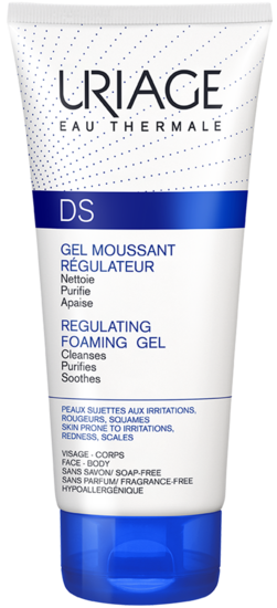 URIAGE - D.S. Regulating Foaming Gel - Εξισορροπιστικό Gel Καθαρισμού Προσώπου & Σώματος 150ml