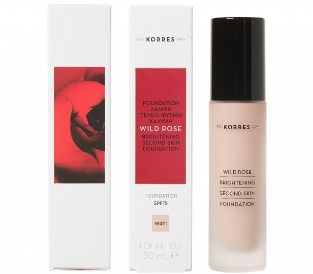 KORRES - Wild Rose Foundation Μεικ-Απ WRF1 SPF15 30ml