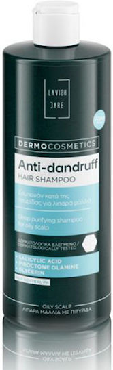 LAVISH CARE - Dermocosmetics Anti-Dandruff Shampoo Oily Scalp Σαμπουάν για Λιπαρά Μαλλιά με Πιτυρίδα 400ml