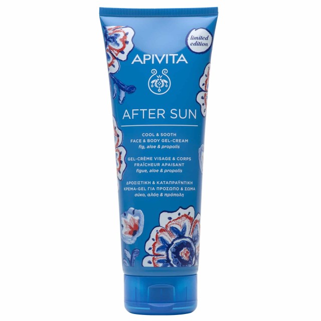 APIVITA - After Sun Limited Edition Δροσιστική & Καταπραϋντική Κρέμα Τζελ Για Πρόσωπο & Σώμα 200ml
