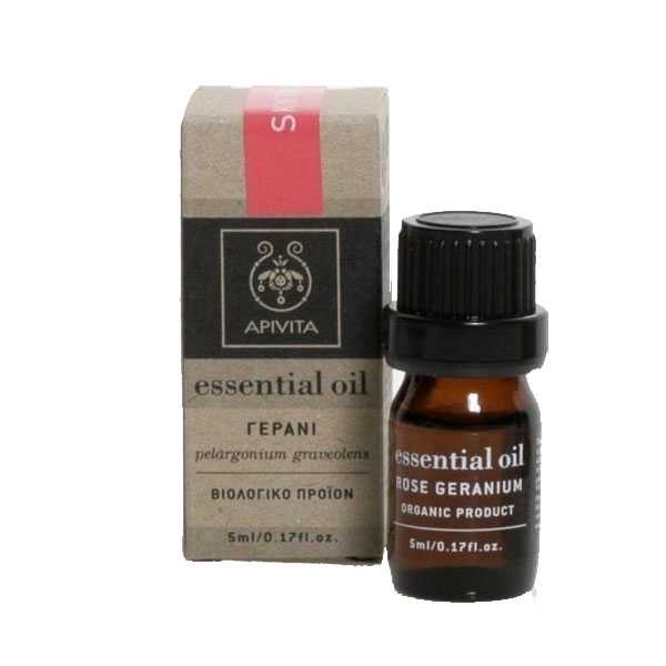 APIVITA - Essential Oil Geranium Αιθέριο Έλαιο Γεράνι 5ml