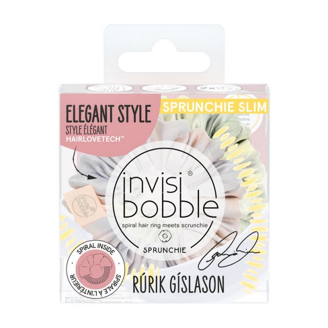 INVISIBOBBLE - Sprunchie Slim Twist It Up Λαστιχάκια Μαλλιών Πολύχρωμα 2τμχ