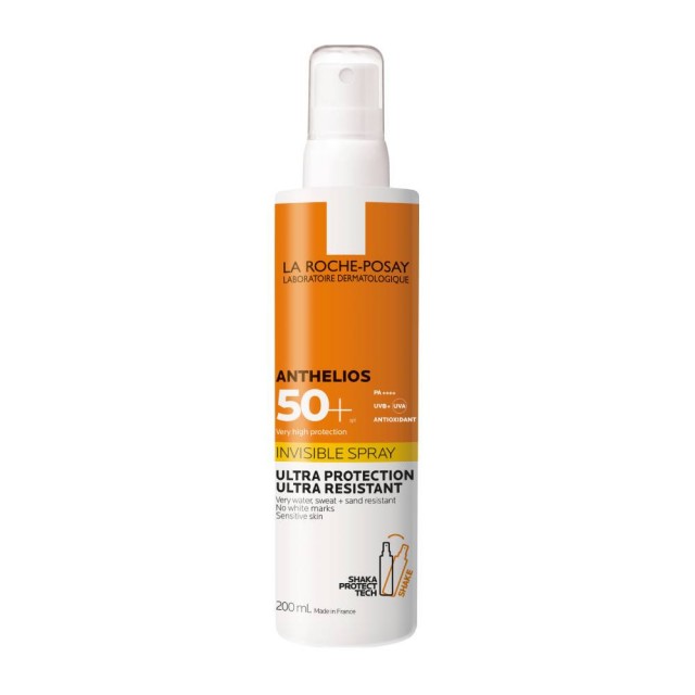 LA ROCHE POSAY -  Anthelios Invisible Shaka SPF50+ Αντηλιακό Spray Σώματος 200ml