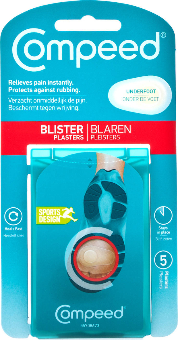 COMPEED - Blisters Extreme Επιθέματα Vesciche Back με Gel για Φουσκάλες Medium 5τμχ