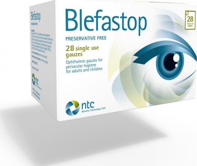 BLEFASTOP - Οφθαλμικές Γάζες Ιδιαίτερα Κατάλληλες για την Υγιεινή των Βλεφάρων, 28τεμ