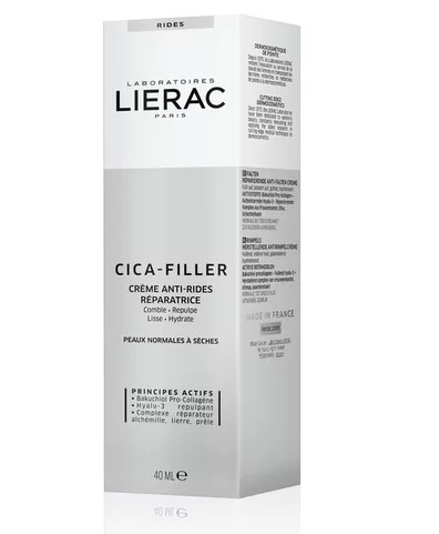 LIERAC - Cica Filler Anti - Rides Aντιρυτιδική Cream Επανόρθωσης Κανονικές  Ξηρές Επιδερμίδες  40ml