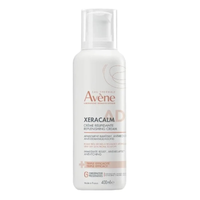 AVENE - Xeracalm A.D. Ενυδατική Κρέμα Σώματος Για Αναπλήρωση Των Λιπιδίων Για Ξηρό Δέρμα με Τάση Ατοπίας & Κνησμό 400ml