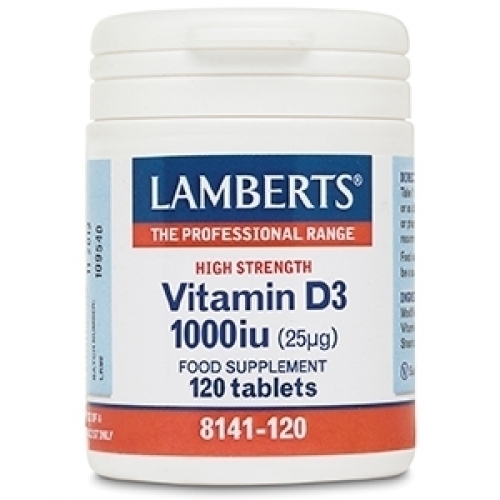 LAMBERTS - Vitamin D3 1000 IU 120 caps