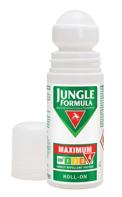 JUNGLE FORMULA - Maximum Εντομοαπωθητική Λοσιόν σε Roll On/Stick 50ml