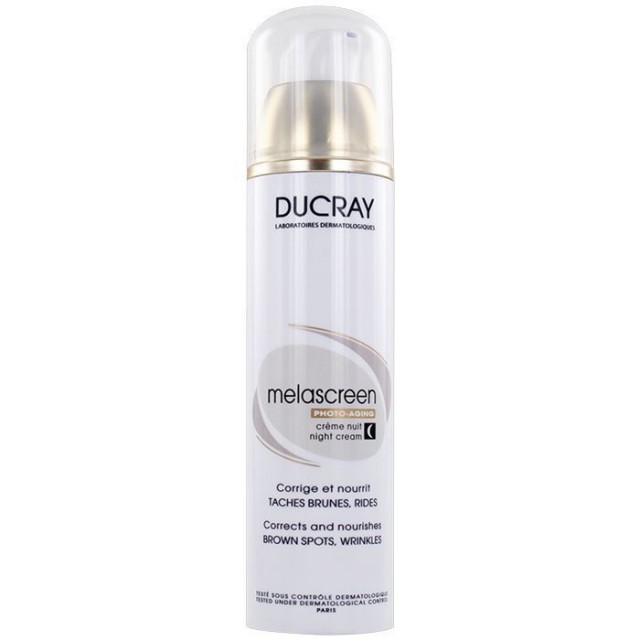 DUCRAY - Melascreen Creme Nuit Διορθωτική Κρέμα Νύχτας ενάντια στα Σημάδια Φωτογήρανσης & στις Δυσχρωμίες 50ml