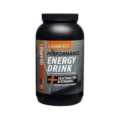 LAMBERTS - Performance Energy Drink Orange Ηλεκτρολύτες και Σύμπλοκοι Υδατάνθρακες, Πορτοκάλι 1000gr