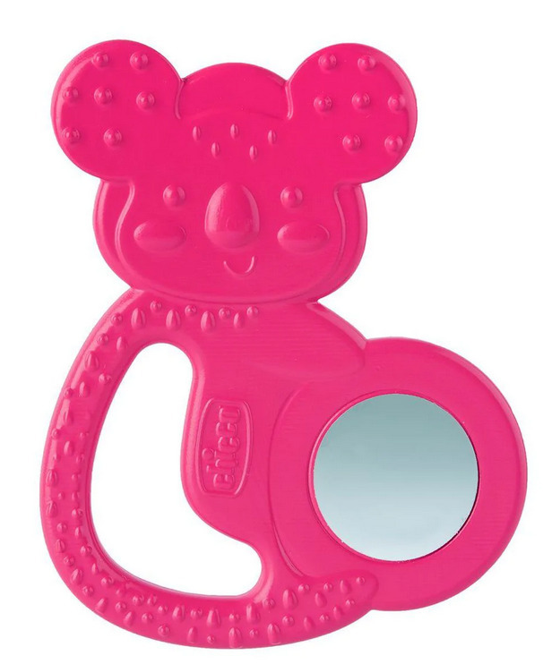 CHICCO - Fresh Teether, Δροσιστικός Κρίκος Οδοντοφυΐας 4Μ+, Ροζ - 1τμχ