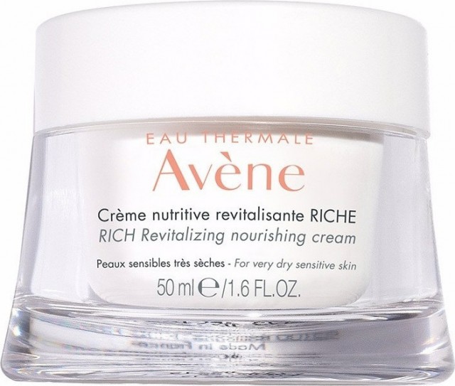 AVENE - Creme Nutritive Revitalisante Riche Κρέμα Προσώπου Θρέψης - Αναζωογόνησης Πλούσιας Υφής 50ml