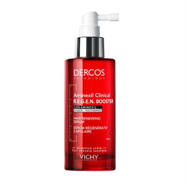 VICHY - Dercos Aminexil R.E.G.E.N. BOOSTER  Τριχόπτωση - Ορός Ενδυνάμωσης Μαλλιών 90ml