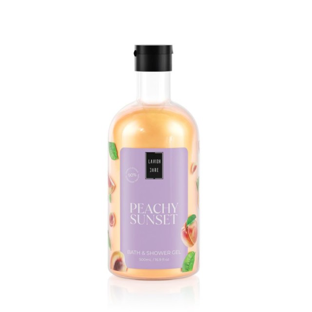 LAVISH CARE - Bath & Shower Gel Peachy Sunset Αφρόλουτρο 500ml