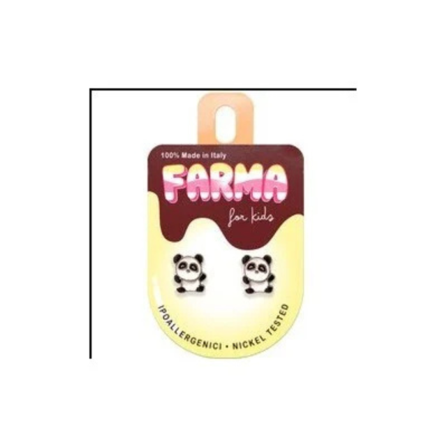 FARMA BIJOUX - Υποαλλεργικά Σκουλαρίκια for Kids Panda (PS970) 1 Ζευγάρι