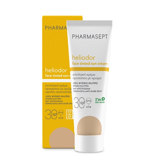 PHARMASEPT -  Heliodor Αντηλιακή Κρέμα Προσώπου SPF30 με Χρώμα 50ml