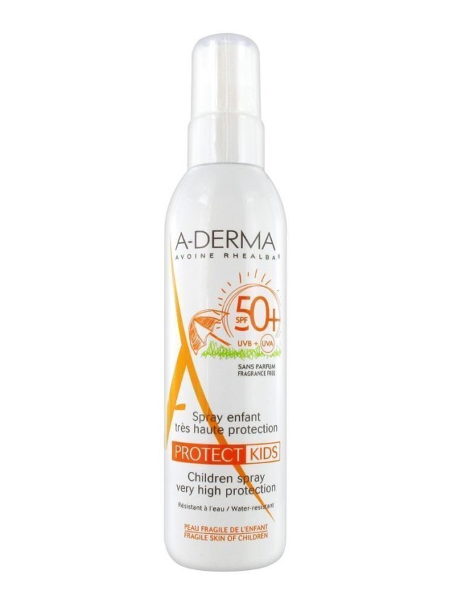 A-DERMA - Protect Kids Spray Enfant Tres Haute Protection SPF50+ Παιδικό Αντηλιακό Σπρέι Πολύ Υψηλής Προστασίας 200ml