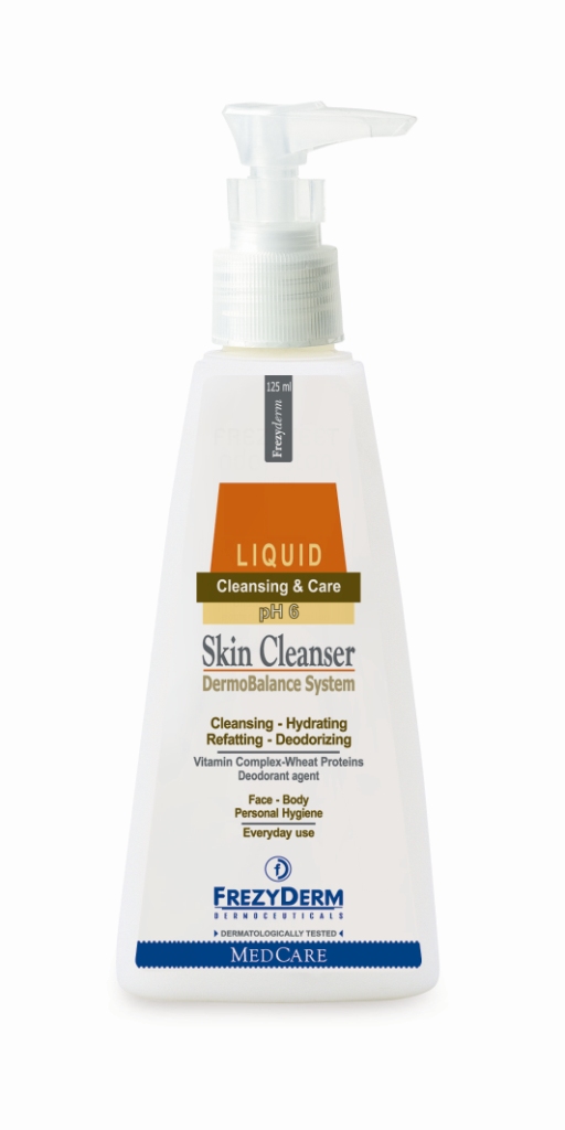 FREZYDERM - Skin Cleanser Υγρό Καθαριστικό Για Πρόσωπο Και Σώμα 125ml