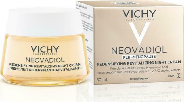 VICHY - Neovadiol Peri-Menopause Revitalizing Night Cream Κρέμα Νύχτας Για την Επιδερμίδα Στην Περιεμμηνόπαυση Υποαλλεργική 50ml