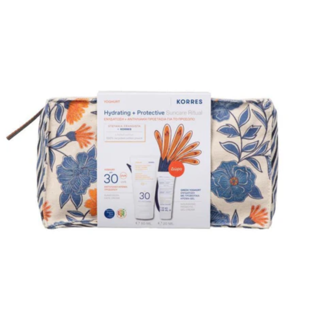KORRES - Promo Hydrating + Protective Suncare Ritual - Γιαούρτι Αντηλιακή Κρέμα Προσώπου SPF30 50 ml & Δώρο Ελληνικό Γιαούρτι Ενυδάτωση με Προβιοτικά Κρέμα-Gel 20ml