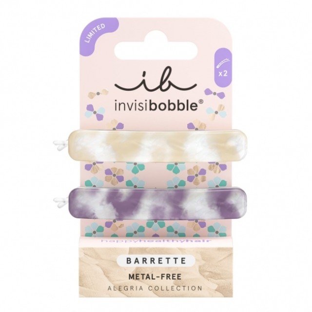 INVISIBOBBLE - Barrette Alegria Turn On Your Healers Μπαρέτες Μαλλιών 2τμχ