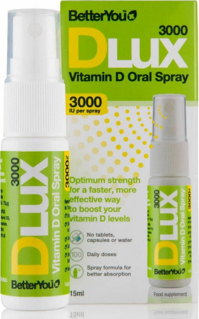 BETTER YOU - DLux D3000 Vitamin D Oral Spray Βιταμίνη D σε Σπρέι, 15ml
