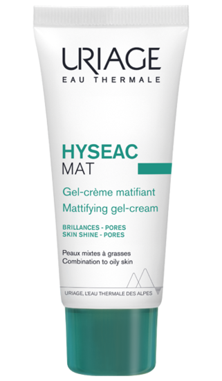 URIAGE - Hyseac Mat Mattifying Gel-Cream Λεπτόρρευστη Κρέμα Προσώπου για Ματ Αποτέλεσμα 40ml
