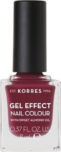 KORRES - Βερνίκι Νυχιών Gel Effect Nail Colour (No74) Berry Addict, 11ml