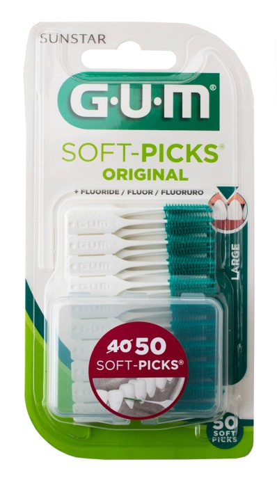 GUM - Promo 40+10τμx Soft Picks Original Μεσοδόντια Βουρτσάκια Large