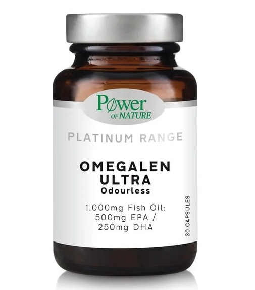 POWER HEALTH - Platinum Range Omegalen 3 Ultra Συμπλήρωμα Διατροφής για την Ενίσχυση της Λειτουργίας της Καρδιά 30caps