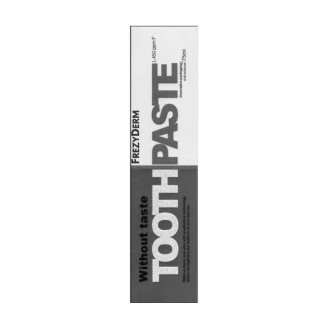 FREZYDERM - Without Taste Toothpaste Οδοντόκρεμα Χωρίς Γεύση και Άρωμα 75ml