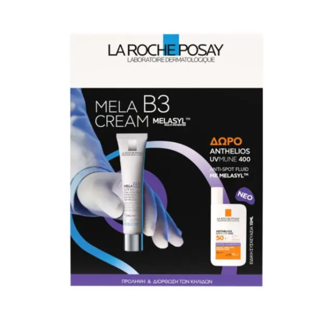 LA ROCHE POSAY - Promo Mela B3 SPF30 Κρέμα Προσώπου κατά των Κηλίδων 40 ml & Δώρο Anthelios UVMune 400 Anti-Dark Spot SPF50+ 15 ml